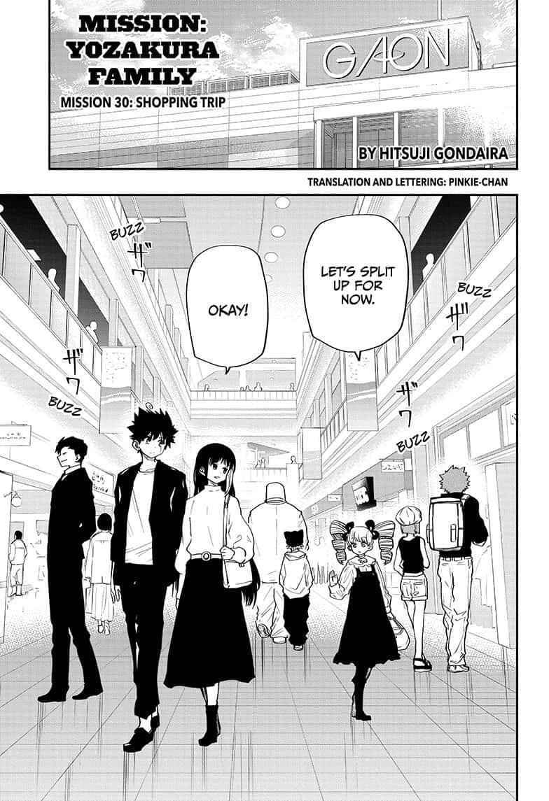 Mission: Yozakura Family Chapter 30 1